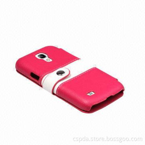 Latest super slim leather case for Samsung Galaxy S4 Mini